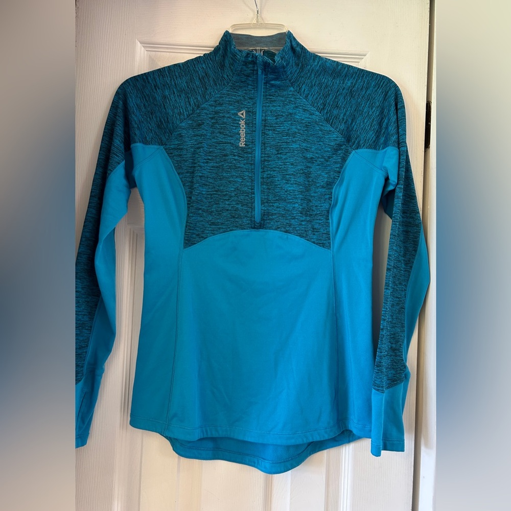 Reebok Teal Heathered Performance Top